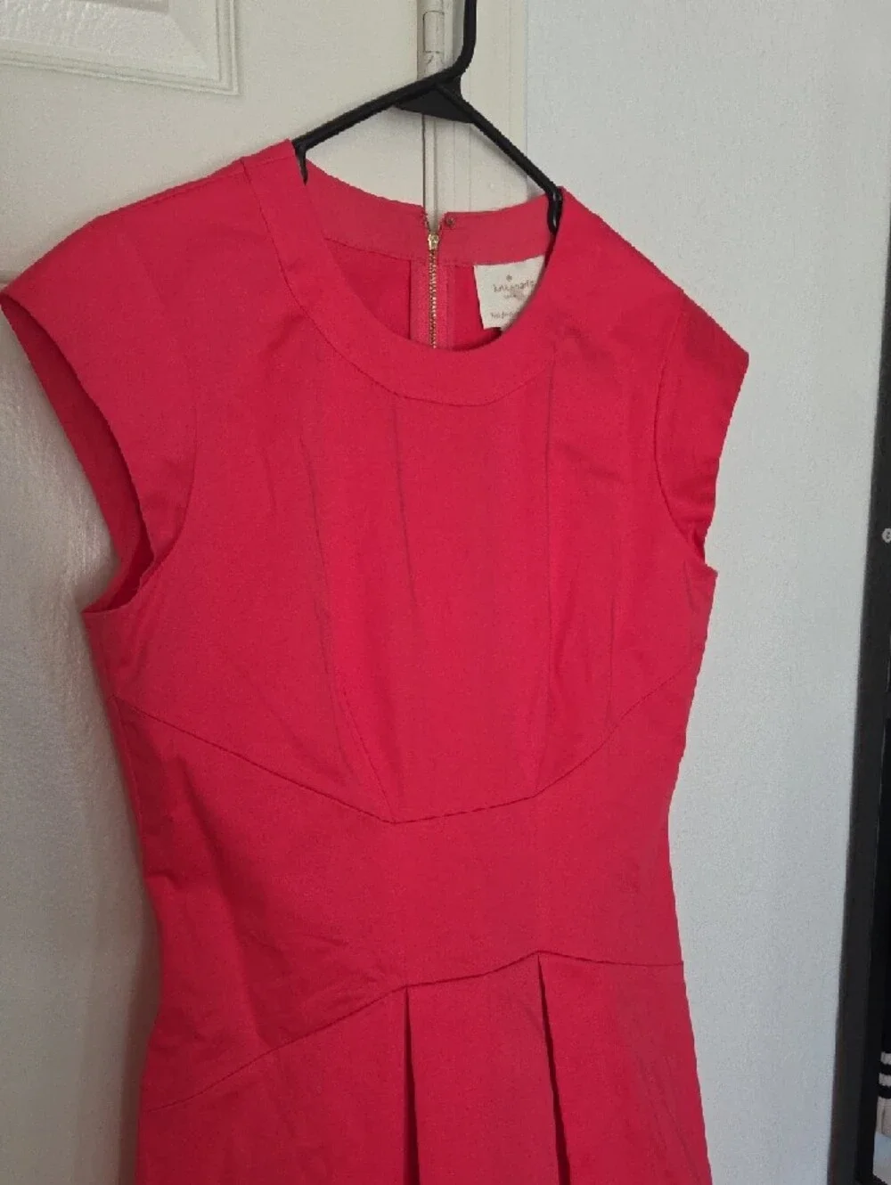 Kate Spade Sleeveless Hot Pink Fit & Flare Dress Size 8